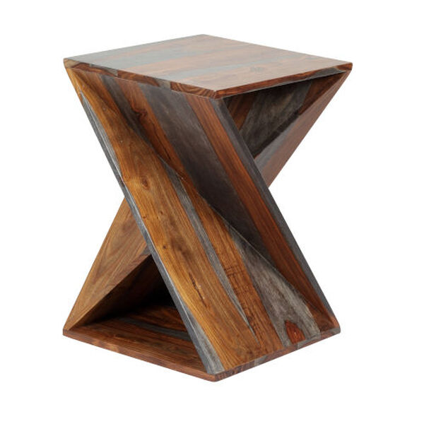 Sierra Brown Finish Accent Table, image 1