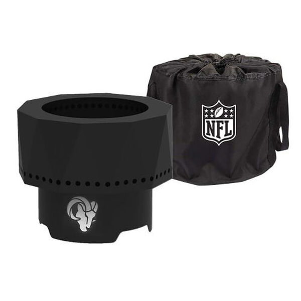NFL Los Angeles Rams Ridge Portable Steel Smokeless Fire Pit with Carrying Bag, image 3