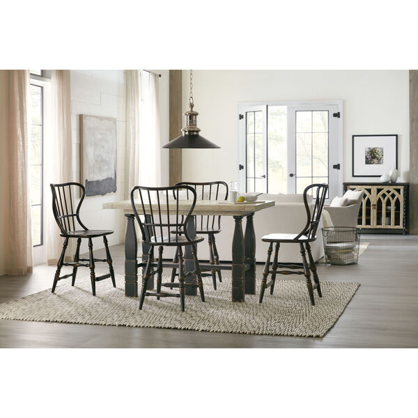 Ciao Bella Black 43-Inch Spindle Back Counter Stool, image 3