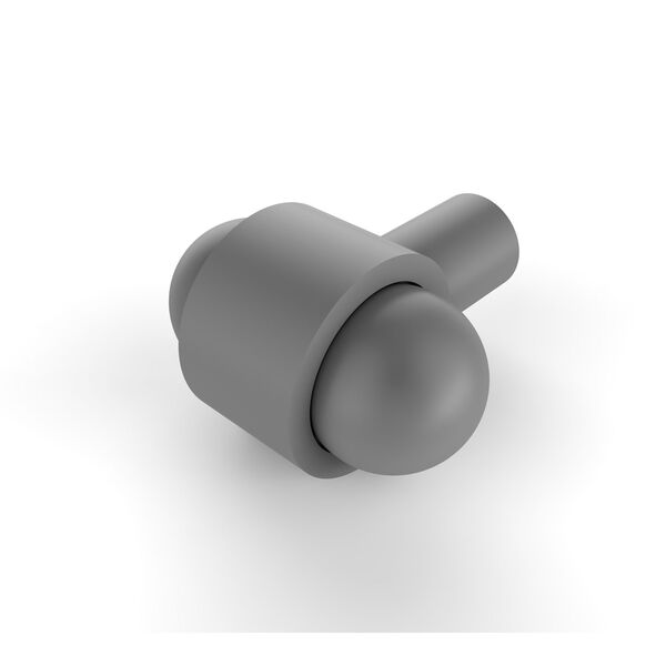 Matte Gray Two-Inch Cabinet Knob, image 1