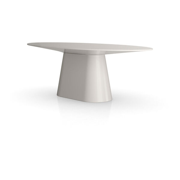 Sullivan Glossy Chateau Gray Dining Table, image 10
