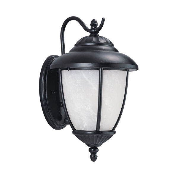 Yorktown Black Energy Star Eight-Inch LED Outdoor Wall Lantern, image 1
