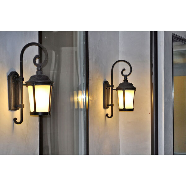 Dover LED Bronze One-Light Nine-Inch Outdoor Wall Sconce, image 5