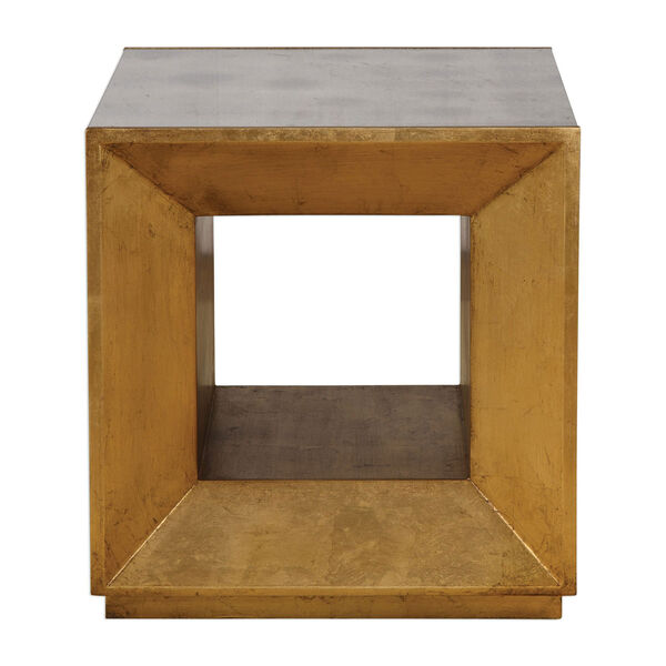Flair Gold Cube Table, image 1
