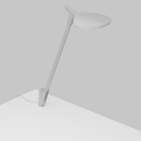 Splitty Silver LED Desk Lamp with Through Table Mount, image 1