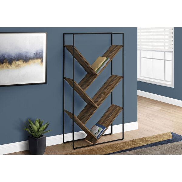 Brown and Black Bookcase, image 2