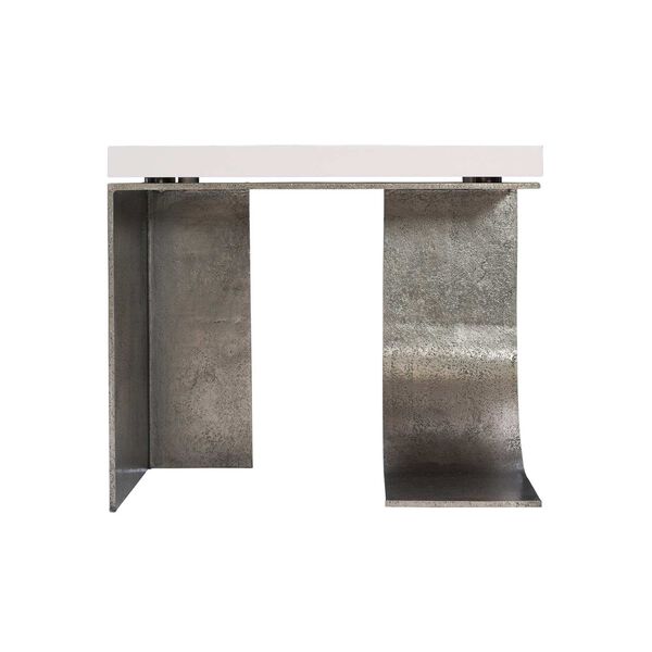 Catalina Graphite and White Plaster Bunching Table, image 4