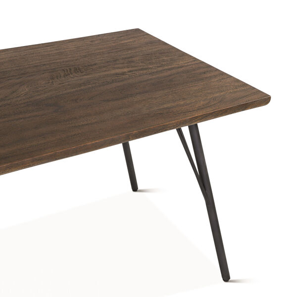 Melbourne Dark Brown and Black Dining Table, image 3