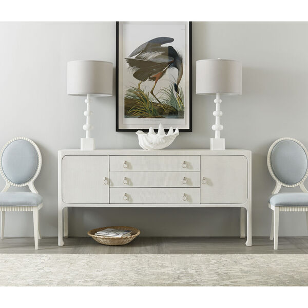 Serenity White Blue Gray Martinique Side Chair, Set of Two, image 6