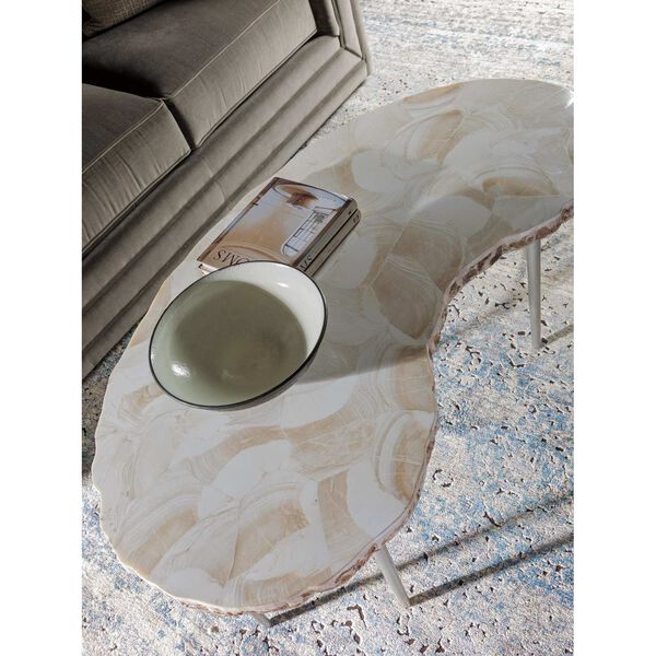 Signature Designs Gray Seamount Kidney Cocktail Table, image 3