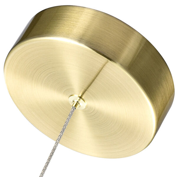 Sienna Polished Brass Integrated LED Pendant, image 7