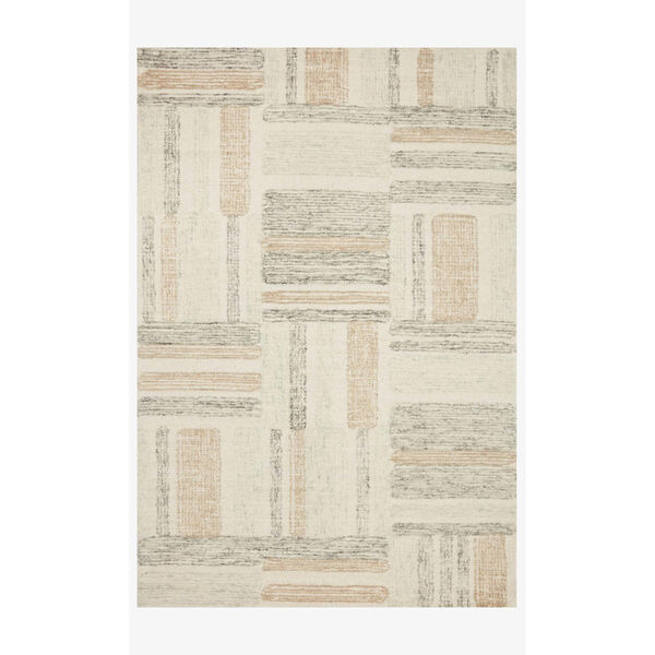 Milo Slate and Olive Rectangle: 7 Ft. 9 In. x 9 Ft. 9 In. Rug, image 1