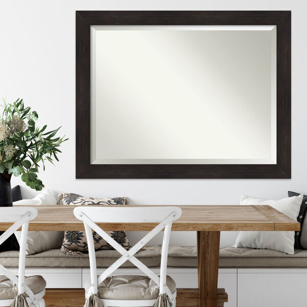 Furniture Brown Espresson Wall Mirror, image 5