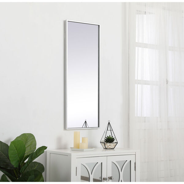Eternity Silver 14-Inch Rectangular Mirror with Metal Frame, image 3