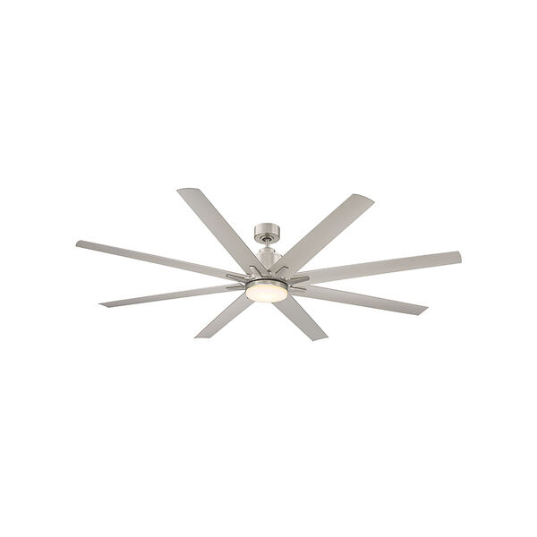 Bluff Satin Nickel LED 72-Inch Outdoor Ceiling Fan, image 1