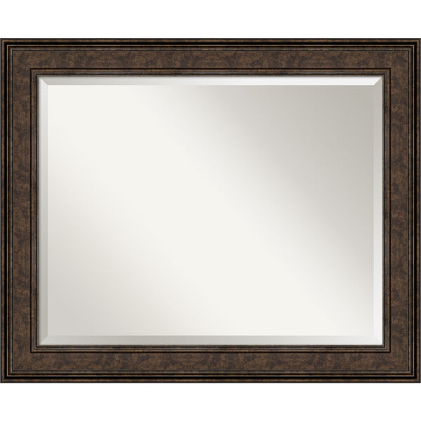 Ridge Bronze 34W X 28H-Inch Bathroom Vanity Wall Mirror, image 1