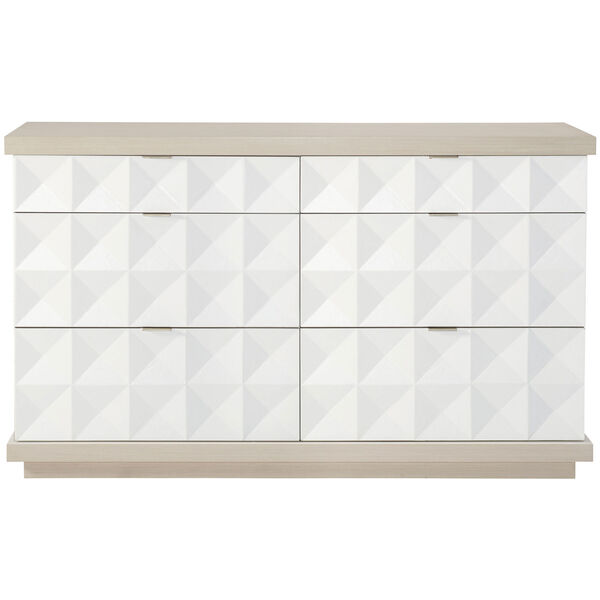 Axiom Linear Gray and Linear White Dresser, image 1