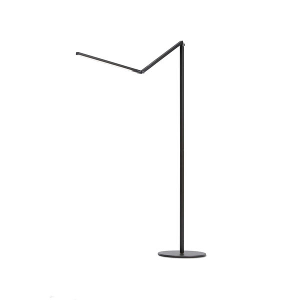 Z-Bar Black LED Floor Lamp - Warm Light, image 2