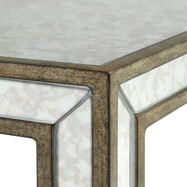 Julie Mirrored Accent Table, image 5