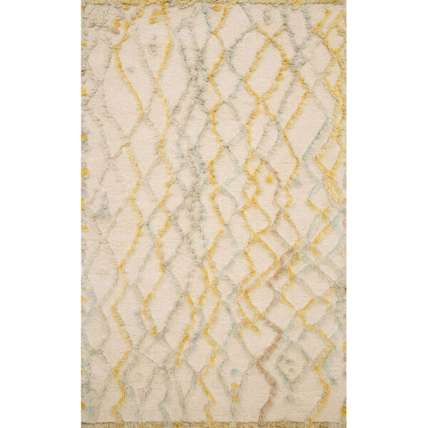 Symbology Ivory with Multicolor Rectangle: 5 Ft. x 7 Ft. 6 In. Rug, image 1