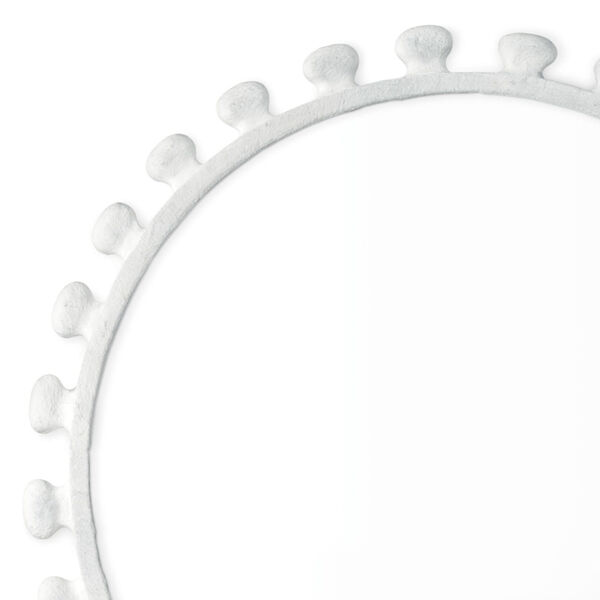 Sanya White Metal Mirror, image 2