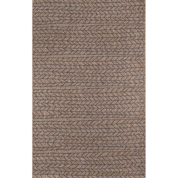 Como Striped Tan Indoor/Outdoor Rug, image 1