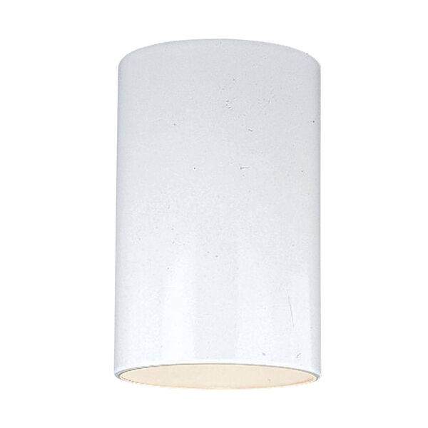 Outdoor Cylinders White Five-Inch Outdoor Ceiling Mount, image 1