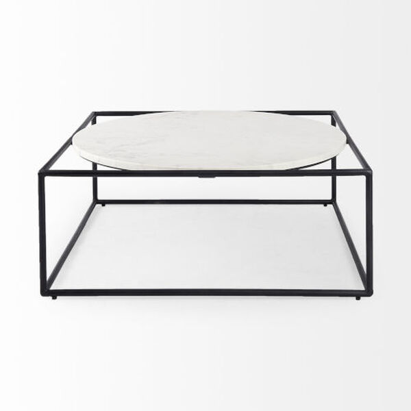 Austen White and Black Coffee Table, image 2