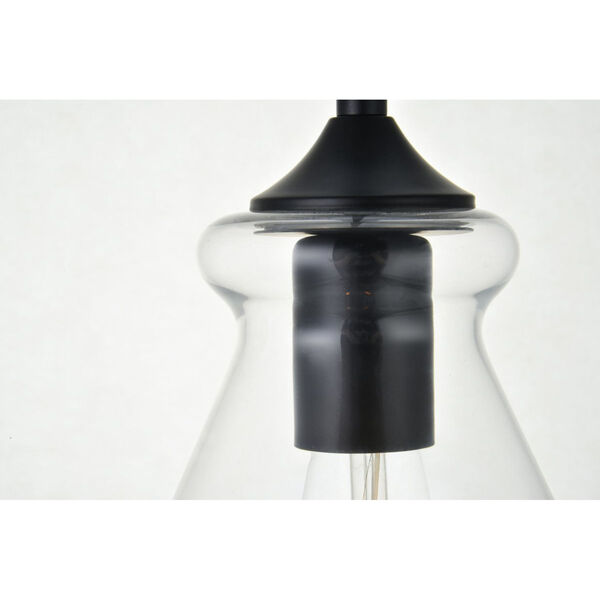 Destry Black One-Light Plug-In Pendant, image 5