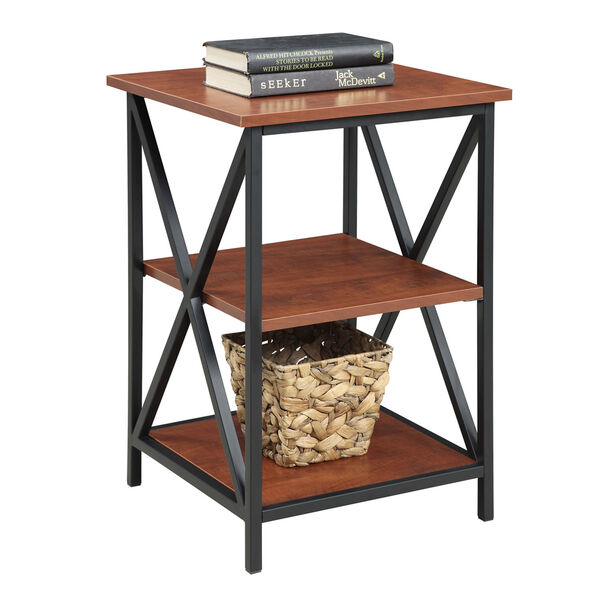 Tucson Cherry 3 Tier End Table, image 2