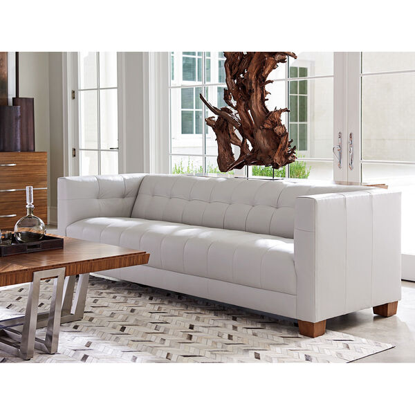 Kitano Hazelnut Emilia Leather Sofa, image 2