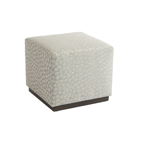 Upholstery White Colby Ottoman, image 1