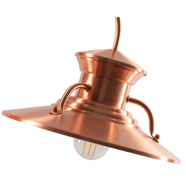 Budapest Copper Single Light Outdoor Wall Mount, image 4