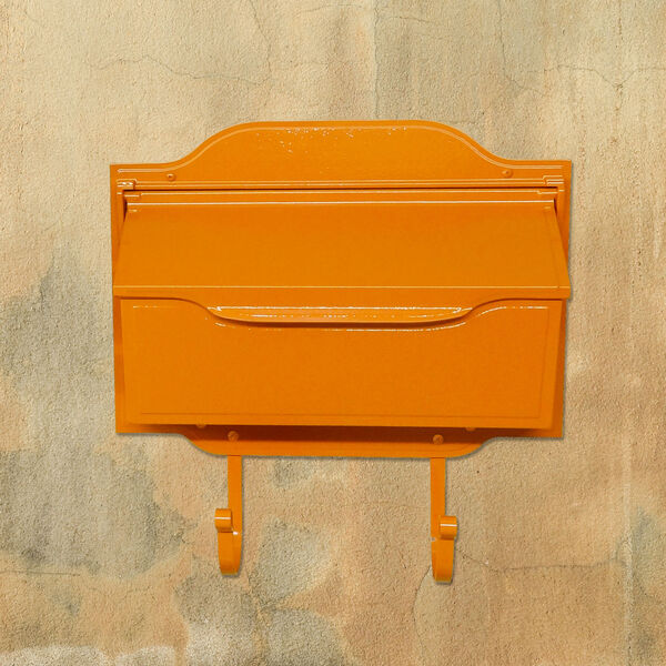 Asbury Orange Horizontal Mailbox, image 3