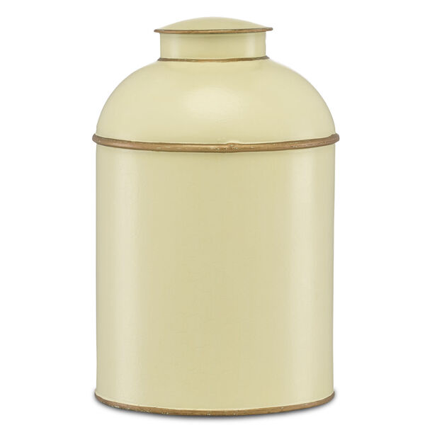 London Ivory and Gold Medium Tea Box, image 1