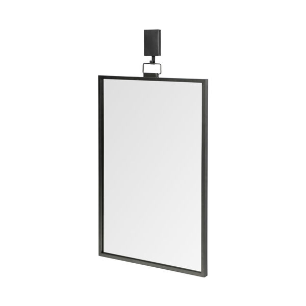 Grimm 24x43 Rectangular Gray Metal Frame Mirror, image 1