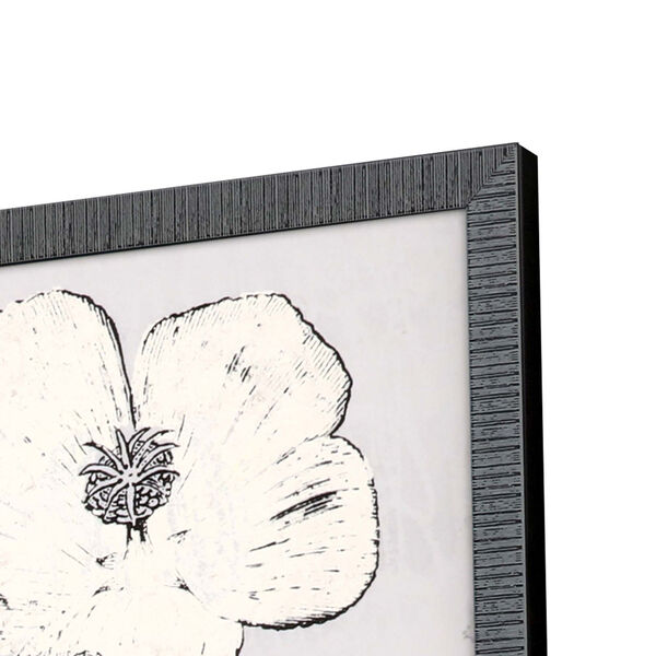 Gray Pure Garden 22 x 18-Inch Wall Art, Set of Four, image 4