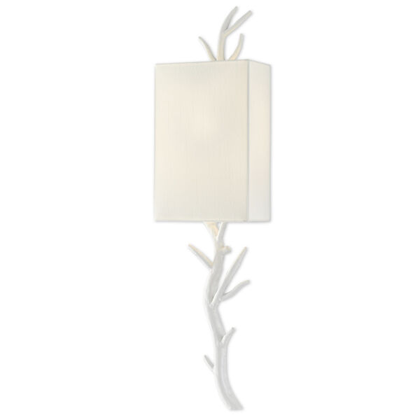 Baneberry Gesso White One-Light Wall Sconce, Right, image 3