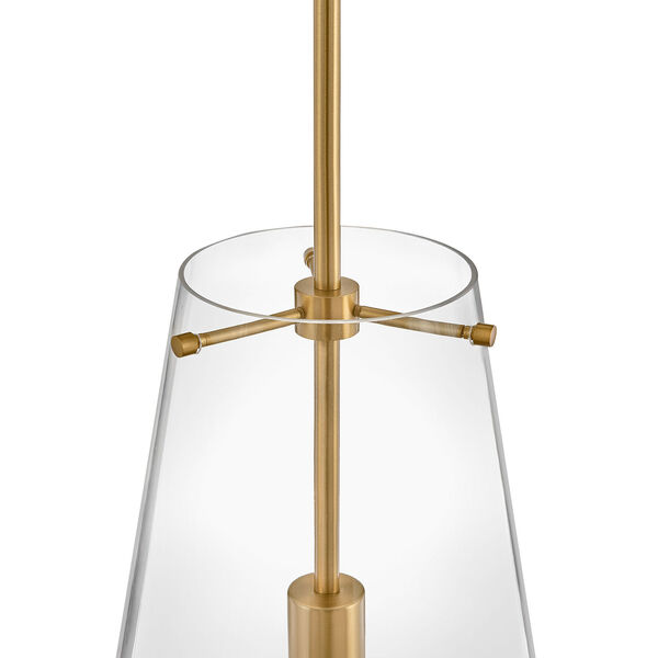 Beck Lacquered Brass One-Light Mini Pendant, image 6