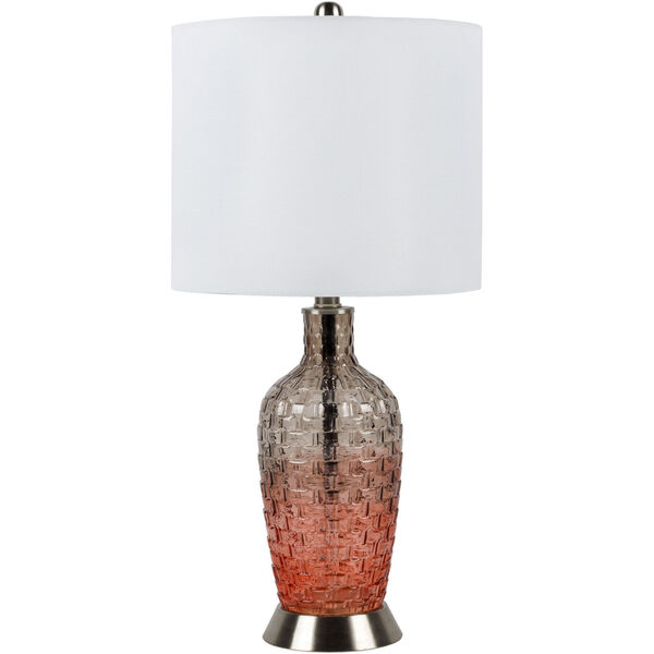 Newark Amber, Pink and White Table Lamp, image 1