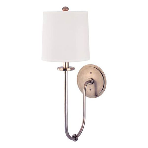 Jericho Historic Nickel Wall Sconce, image 1
