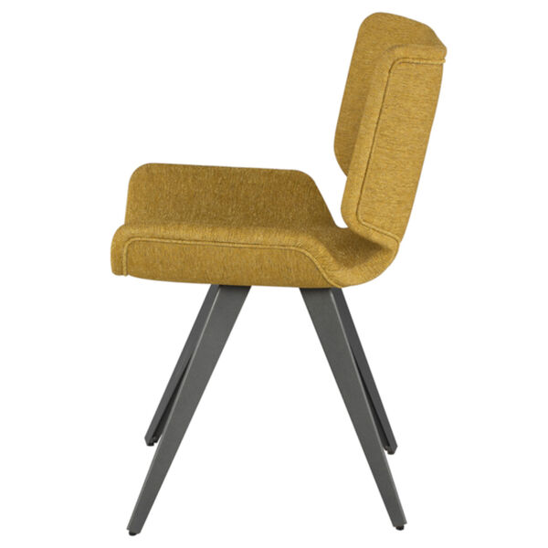 Astra Yellow and Brown Dining Chair, image 3