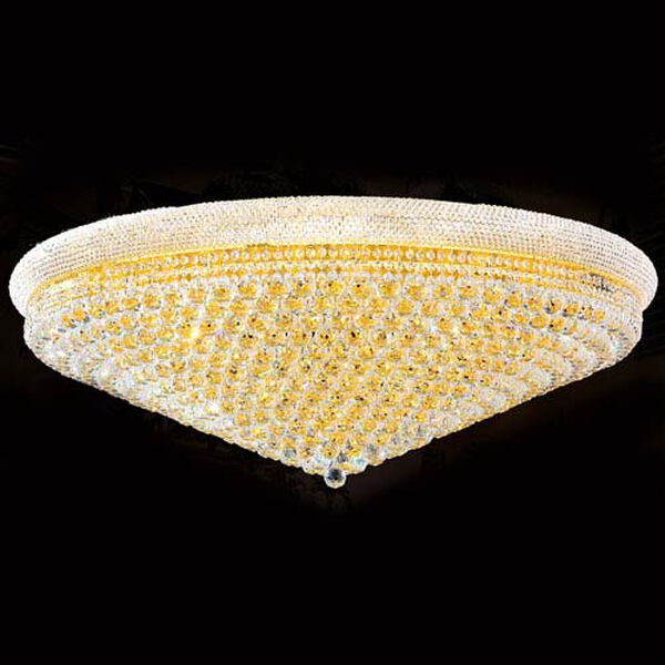Empire 33-Light Gold Finish with Clear-Crystals Ceiling-Light, image 1