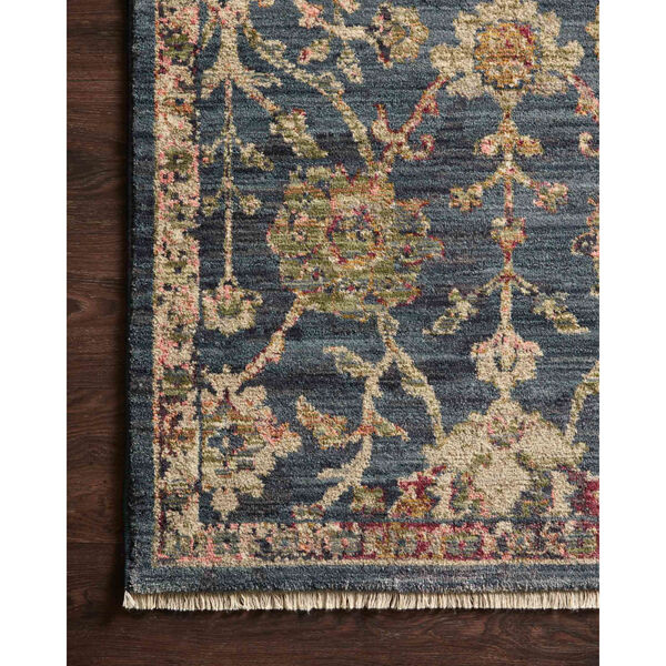 Giada Navy and Multicolor Rectangle: 6 Ft. 3 In. x 9 Ft. Rug, image 3