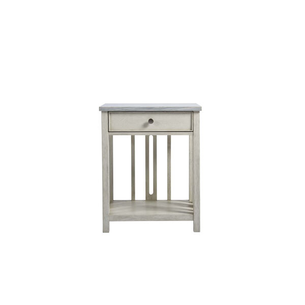 Escape Sandbar Bedside Table with Stone Top, image 5