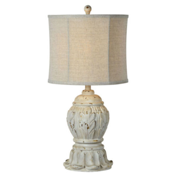 Hazel Antique White 27-Inch One-Light Table Lamp Set of Two, image 1