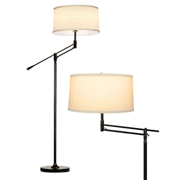 Ava Black LED Floor Lamp, image 1