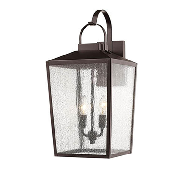 Elle Bronze 10-Inch Two-Light Outdoor Wall Sconce, image 1