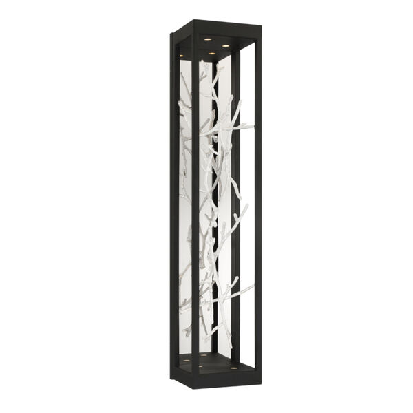 Aerie Black and Silver Four-Light LED Wall Sconce, image 1