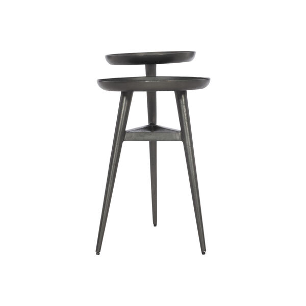 Troy Black Nickel Accent Table, image 2